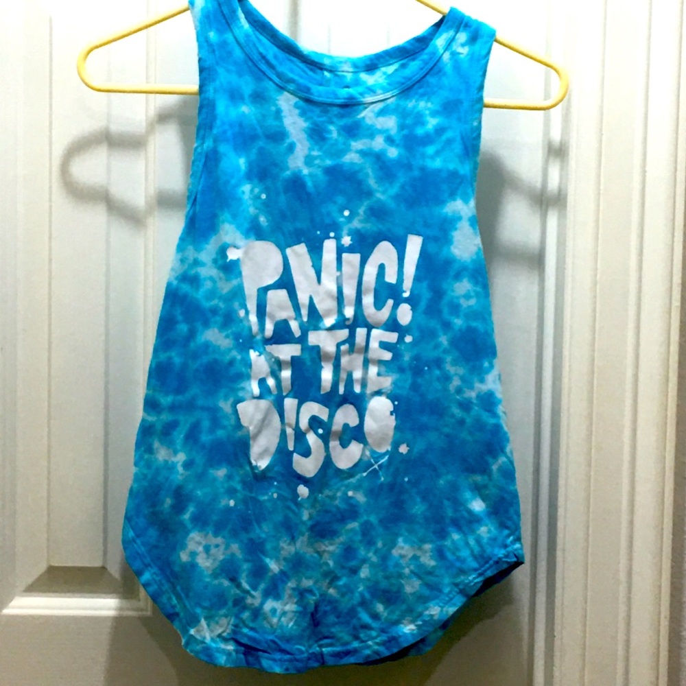 Panic at the Disco tie dye tank top size medium- t-shirt sale: $7 or 2/$10